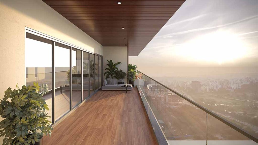 Residential Balcony view